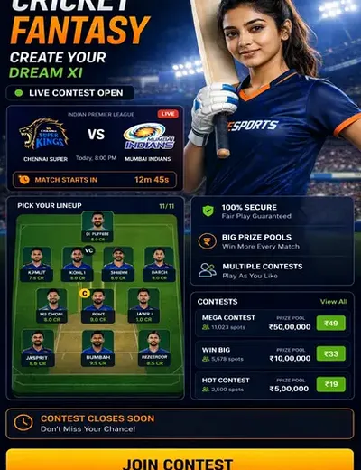 Hero11 (hero11) fantasy cricket & matchday visual 3